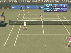 WTA Tour Tennis (USA) Game Play Snaps